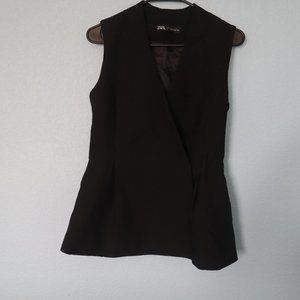 Zara Black Vest